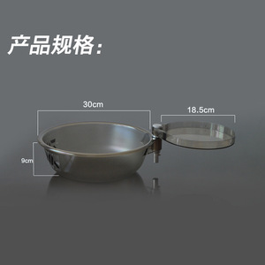 Contenedor de Cebo No Magnético de Doble Capa Nia de 30 cm, Caja de Pesca Duradera, Accesorio para Pesca - Product Image 2