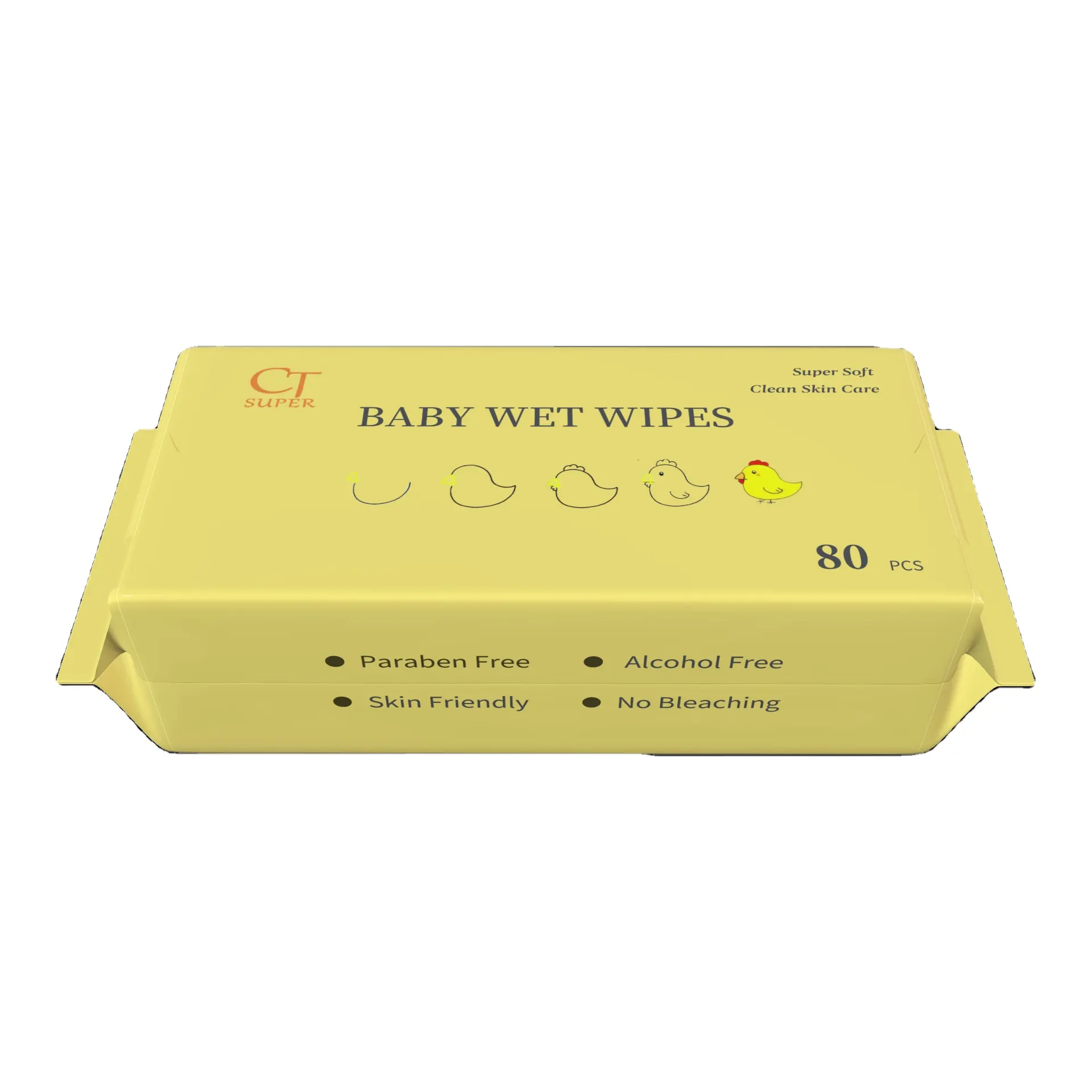 Face and Hand cleaning wet wipes baby wet wipes suitable for newborn baby provide OEM ODM service