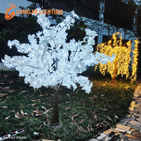 H:1.5M 540leds haute simulation arbre d'automne artificiel arbre d'érable LED