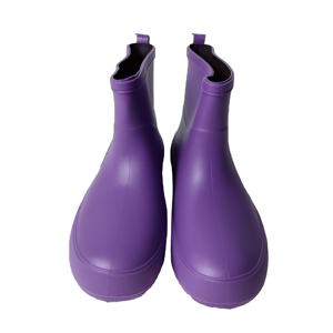 Günstige welly stock ist Frauen Jagd PVC wasserdichte Regens tiefel Mode Knöchel schuhe - Product Image 3