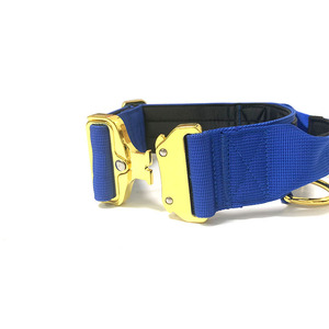 <span class=keywords><strong>Collar</strong></span> Táctico para Perro de 2 Pulgadas de Ancho con Acolchado Suave de Nailon y Neopreno, Hebilla Metálica Dorada de Uso Rudo y Asa - Product Image 3