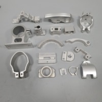 Piezas de Aluminio Mecanizadas por CNC Personalizadas, Conectores de Abrazadera de Aluminio, Soportes de Montaje de Tuberías para Equipos de Automatización