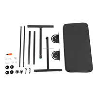 Support de main pour tatouage en acier inoxydable extra-large, épaissi et stable, avec étagère pour chaise, pour formation en maquillage permanent