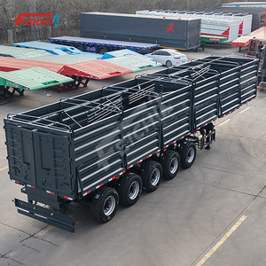 Feichi 5-Axis Lateral <strong>Lilting</strong> Grain Semi-Trailer Russian Special Trailer <strong>Can</strong> Be Customized - Product Image 6