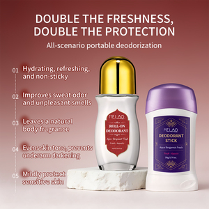 Set di Deodoranti Stick di Lusso alla Fragranza di Bergamotto Acquatico, Doppia Protezione e Sbiancamento delle Ascelle, Roll-on <span class=keywords><strong>per</strong></span> Uomini e Donne - Product Image 2