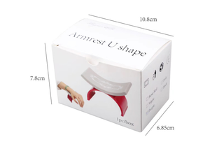 Coussin de manucure en silicone lavable en forme de U, support de bras pour soins des ongles en salon - Product Image 5