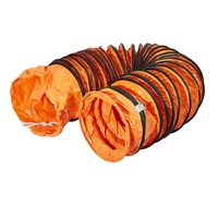 Tuyau de conduit flexible en PVC tuyau de conduit de CVC tuyau de conduit ignifuge ventilateur utilitaire ventilateur corde réglable anneau en D pour un rangement facile