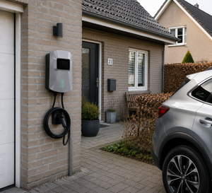 สถานีชาร์จ ChargerIn OCPP1.6J ระดับ 2 แบบ AC Wallbox 22KW พร้อมระบบควบคุมผ่านแอปพลิเคชันและโซลูชันแพลตฟอร์มคลาวด์ - Product Image 1