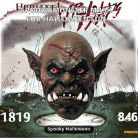 Nouveau Cyou Latex Monster Spooky Demon Gaming World Warcraft Prank Helmet Anime Expo Performance Carnival Halloween Eco-Friendly