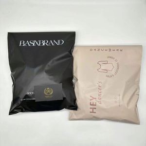 Custom Printed LOGO Matte Black Shipping Bags With Logo Plastic Mail Poly Ship Mailers Gift Package Mailing Bags for Clothes - Product Image 4