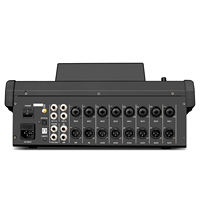 Console de mixage audio numérique professionnelle MD12, 12 canaux, avec alimentation fantôme 48V