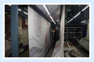 Tappeto Rosso Bellissimo in Jacquard Intrecciato Stampato, Lavabile e Adatto <span class=keywords><strong>per</strong></span> <span class=keywords><strong>la</strong></span> Preghiera, <span class=keywords><strong>per</strong></span> Sale Banchetti di Hotel - Product Image 5