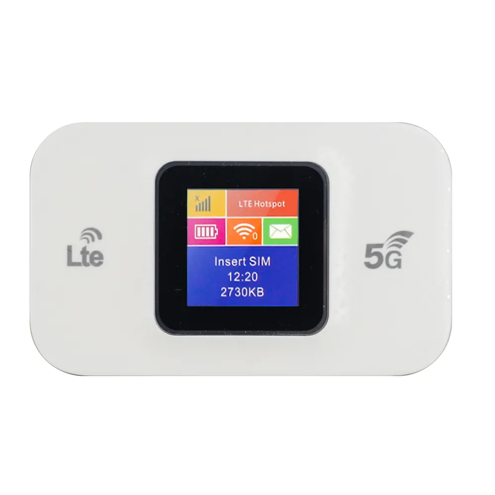 ALLINGE SDS1691 E5785pro Tipe C Saku Wifi Ponsel 4G LTE dengan Port Ethernet 3000Mah 4G LTE Router Hotspot dengan Kartu Sim 4G