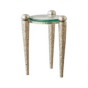 Top Trending Design Furniture Modern Side <b>Table</b> Good Quality Wholesale Metal Latest Look Bedroom Side <b>Table</b> With Glass - Product Image 1