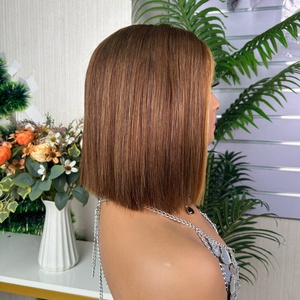 ราคาขายส่ง ขายดี วิกผมบ๊อบ 2*6 ซุปเปอร์ดับเบิ้ลดรอน ผมแท้ 100% - Product Image 4