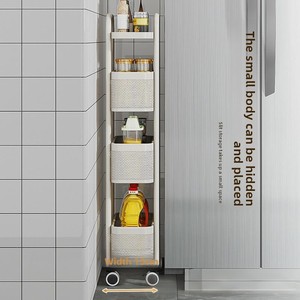 Oem nhiều lớp kim loại lưu trữ nhà bếp giá tầng thường vụ khoảng cách giỏ hàng cho tủ lạnh nhà vệ sinh đồ ăn tổ chức món ăn giá - Product Image 3