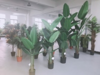 Plantes artificielles en forme de bananier pour décoration intérieure