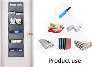 Wall Mount <strong>Hanging</strong> File Folders - <strong>Over</strong> <strong>Door</strong> <strong>Hanging</strong> <strong>Storage</strong> Organizer Magazine <strong>Storage</strong> Holders for Notebooks Planners - Product Image 2