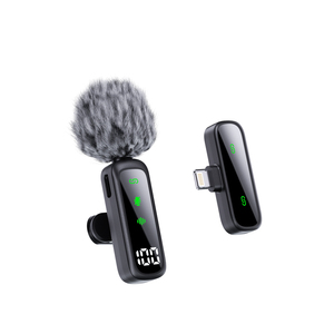 Microphone de poche à condensateur, transmission sans fil 2.4G pour l'enregistrement de cours en ligne, vidéos courtes et vlogs - Product Image 6