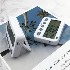 HDディスプレイ 多機能目覚まし時計 サウンド フラッシュ 振動リマインダー メモリ機能 デジタルキッチンタイマー カウントダウンタイマー - Product Image 6