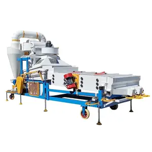 peanut rice seed grain wheat cleaning grading and sorting machine fine air screen cleaner gravity table separator