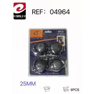 Ruote di ricambio per skateboard Double Bubble Wheel da 25 mm, 4 pezzi, in poliuretano resistente per attività all'aperto - Product Image 1