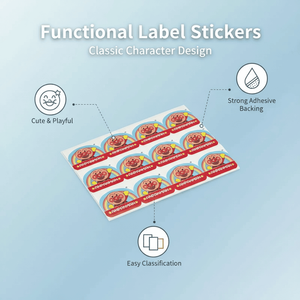 Custom waterproof stickers, printed cute kiss-cut cartoon vinyl stickers, custom stickers. - Product Image 2
