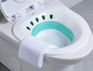 Bañera de asiento plegable portátil para el cuidado de heridas posparto Hemorroides Perineal Epis-para el cuidado del hogar - Product Image 4