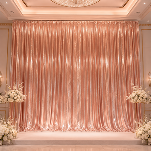 ฉากหลังงานแสดงสินค้าแบบสะท้อนแสงสีเมทัลลิกสำหรับบูธจัดแสดงเวทีและฉากกั้น - Product Image 1