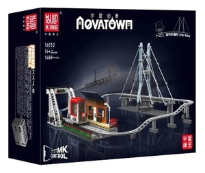 Mold King 16052 Technical Car Remote Control Urban Railcar con parti di cingoli modello di costruzione fai da te giocattoli set di blocchi di costruzione - Product Image 6