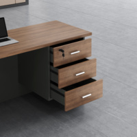 Bureau de direction moderne HQ, modèle HQ-1002, en panneaux de bambou, usage commercial