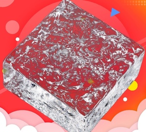 Blocs de verre creux à motifs multiples, blocs de verre décoratifs transparents, briques de verre résistantes au <span class=keywords><strong>feu</strong></span>, blocs de verre de construction durables - Product Image 6
