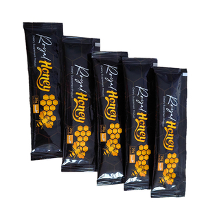 Sachets de miel pur brut personnalisés, service OEM, marque personnalisée, bandelettes de miel, fourniture en gros d'usine - Product Image 2