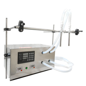 Machine de remplissage numérique électrique semi-automatique 220V avec contrôle PLC pour bouteilles d'eau, garantie 1 an - Product Image 2