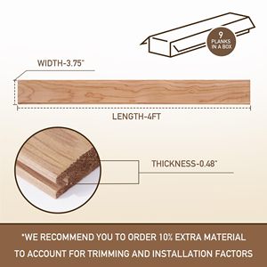 Parquet en bois massif 100% directement de l'usine, 18 mm, chêne blanc, rainuré et langueté, grade AB, avec nœuds, moderne, pour chambre et cuisine, usage intérieur - Product Image 5