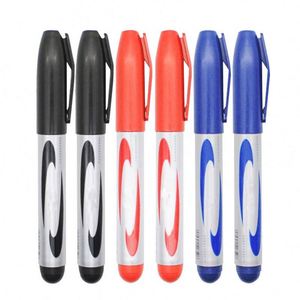 Waterproof Non Toxic Black Red Blue Custom Oil Permanent Marker Pen - Product Image 2