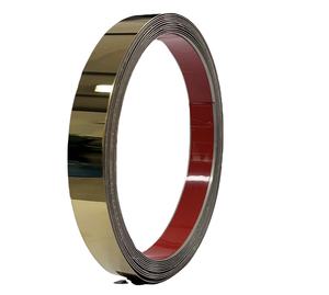 Moderno Autoadhesivo 8K Espejo Acabado Acero Inoxidable Tira Plana <span class=keywords><strong>Pared</strong></span> Techo Decoración Muebles Metal Embellecedor <span class=keywords><strong>Molduras</strong></span> Producto - Product Image 1