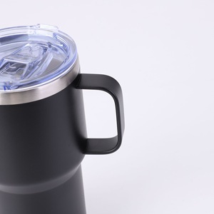 20oz tumbler stainless steel beer <b>mug</b> <b>double</b> <b>wall</b> bpa-free stainless steel cups leak-proof seal with lid reusable beer <b>mug</b> - Product Image 4
