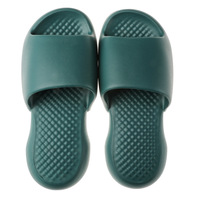 Sandales d'été en toile antidérapantes épaisses pour hommes, chaussures de salle de bain légères et antidérapantes, rembourrage en gros pour usage domestique