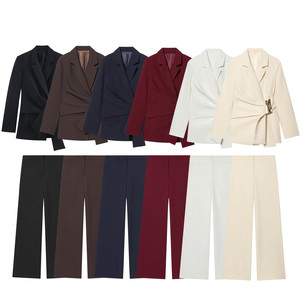 Pantalones de Pierna Recta de Cintura Alta Casuales, Nueva Colección Otoño/Invierno 2025 de KAR&OT, Elegantes y Estilizadores 9350590 9363590 - Product Image 2