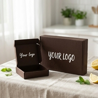 Boîtes d'expédition et enveloppes en carton ondulé kraft écologiques, biodégradables, recyclables, réutilisables, avec logo personnalisé imprimé en UV et doublure en mousse