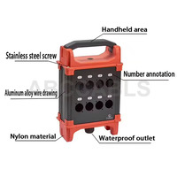 Boîtier de distribution audio portable ABCCABLS série ST avec boîtier en alliage d'aluminium, 8 à 40 canaux, vide, pour câbles XLR