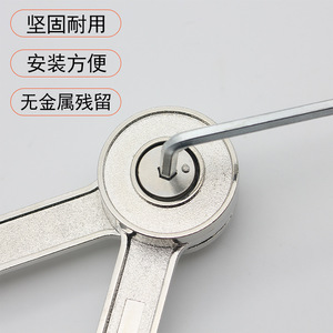 Loquet de porte réglable en alliage de zinc avec tige hydraulique pour armoire et placard, design minimaliste - Product Image 1