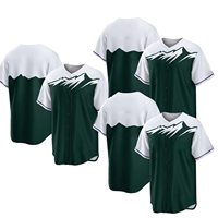 Maillots de baseball et de softball personnalisés avec logo imprimé numériquement, respirants, uniformes d'équipe, tailles plus grandes, brodés, 100% polyester