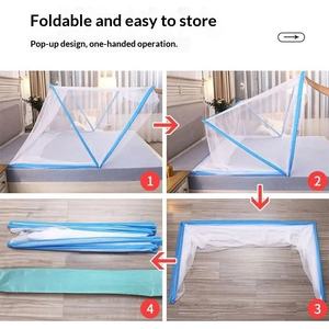 Nouvelle moustiquaire <span class=keywords><strong>de</strong></span> <span class=keywords><strong>lit</strong></span> pliable en <span class=keywords><strong>filet</strong></span>, tente en maille respirante et portable pour chambre à coucher - Product Image 5