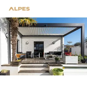 Tùy Chỉnh Kích Thước Và Logo Pergola Bài Cơ Sở Và Tường Bracket Bài Viết 4X4 Bài Khung Giá Cho 4X4 6X6 Gỗ Hợp Kim Nhôm Không Thấm Nước Gazebo - Product Image 1