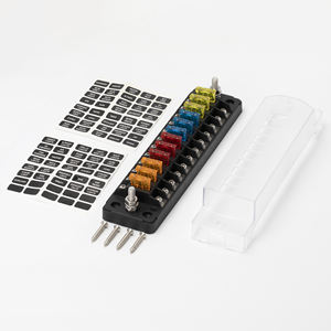 Porte-fusible MIDI DC en ligne universel <span class=keywords><strong>12V</strong></span> 12 voies ATO ATC, bloc de fusibles étanche, boîte à fusibles à lame, panneau de protection de la capacité de coupure, automobile - Product Image 1