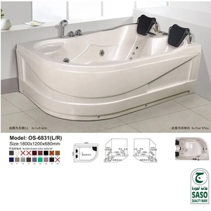 GUCI massaggio getti vasche da bagno 2 adulti cuscino bagno interno angolo <span class=keywords><strong>vasca</strong></span> da bagno acrilico moderno tavolo De massaggio 5 anni - Product Image 2