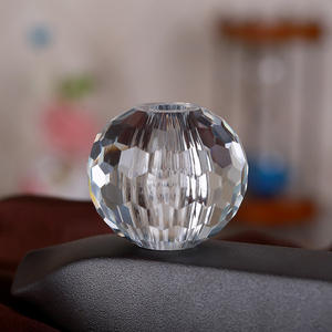 Esfera de vidro de cristal desmontada, esfera com furo para lâmpada de mesa MH-Q0213 - Product Image 5