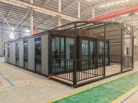 Maison conteneur extensible 20 pieds 40 pieds, 2 chambres avec cuisine, 1 salle de bain, pour Airbnb et usage hôtelier